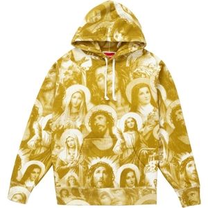 SUPREME⛔ Jesus & Mary Hoodie (L)